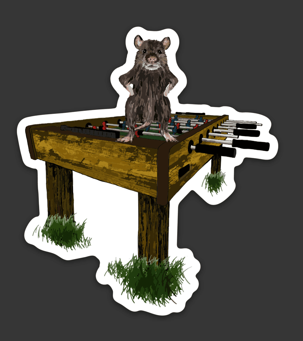 Sticker - "Beast" ca. 7,5 x 9 cm