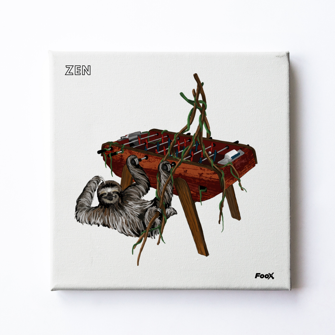 Beast Leinwand - Faultier 'ZEN'