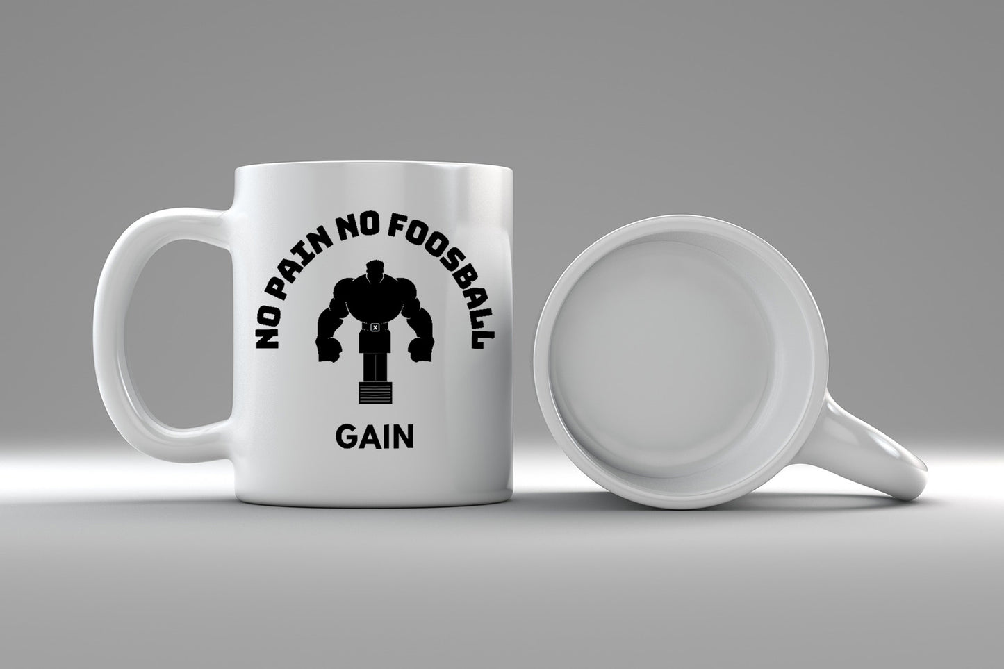 Foosball Mug - "Einen Tisch für Zwei, bitte!"