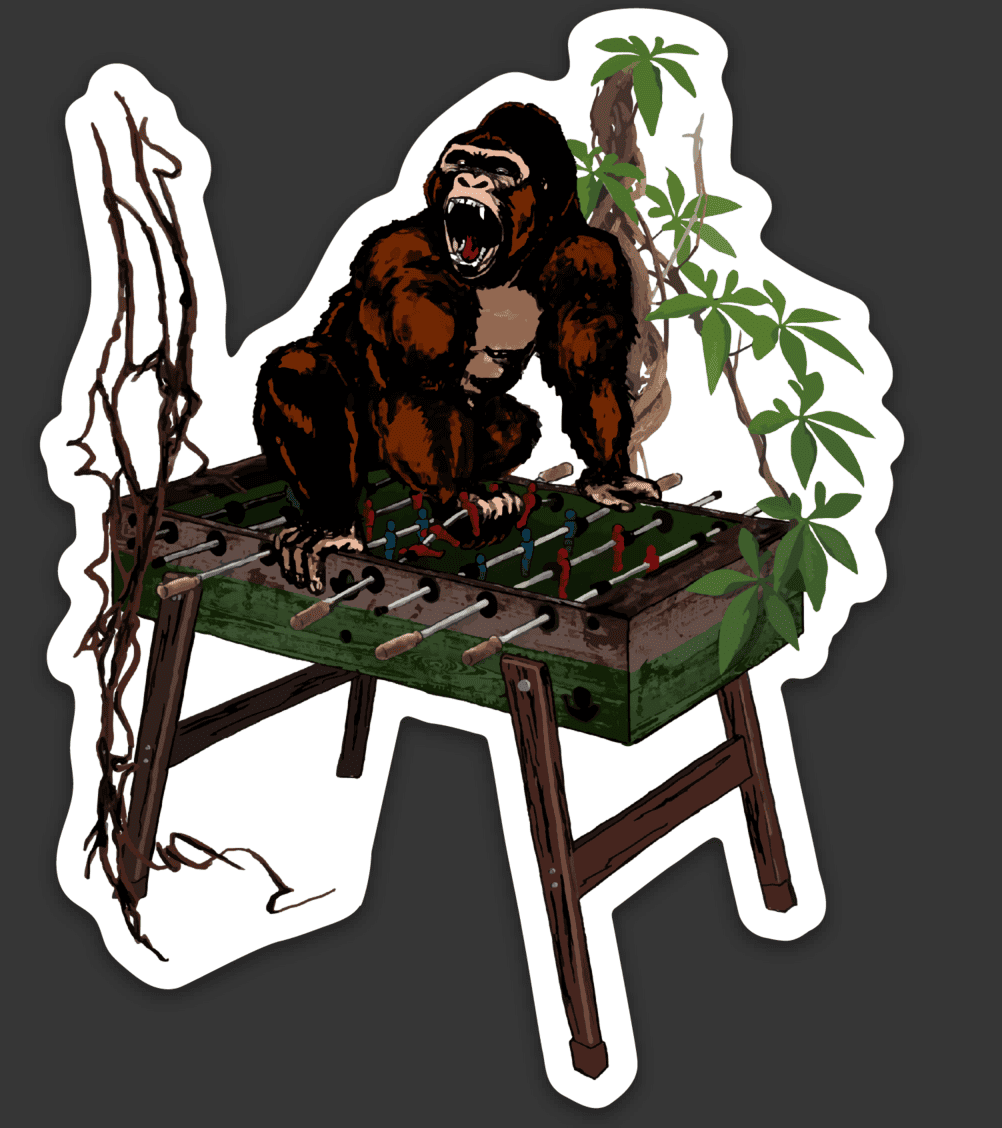 Sticker - "Beast" ca. 7,5 x 9 cm