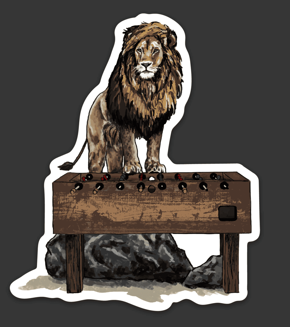 Sticker - "Beast" ca. 7,5 x 9 cm